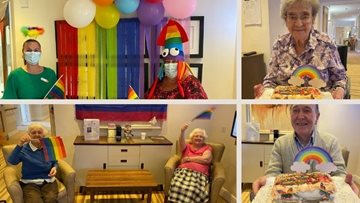 Pride Month celebrations at Newcastle care home